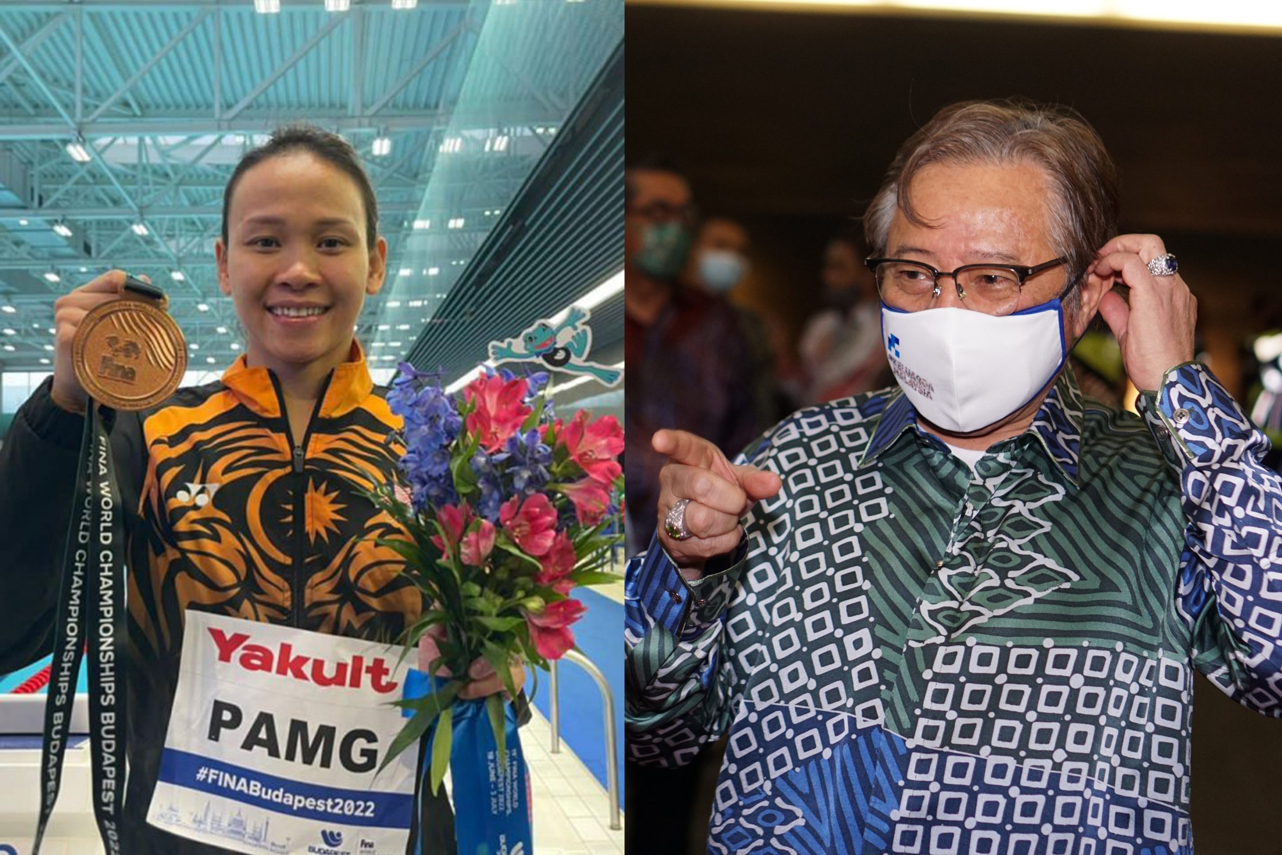 Abang Johari heaps praise on victorious Pandelela